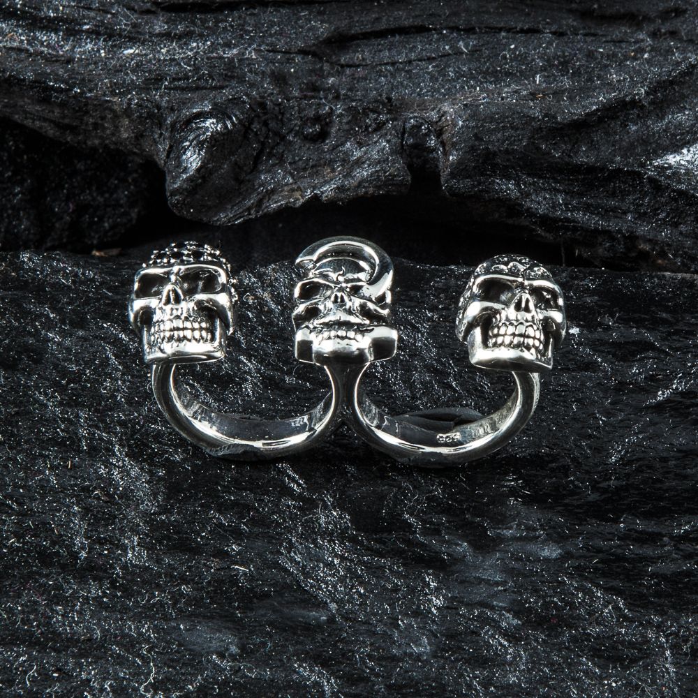 Ring 3er Skull