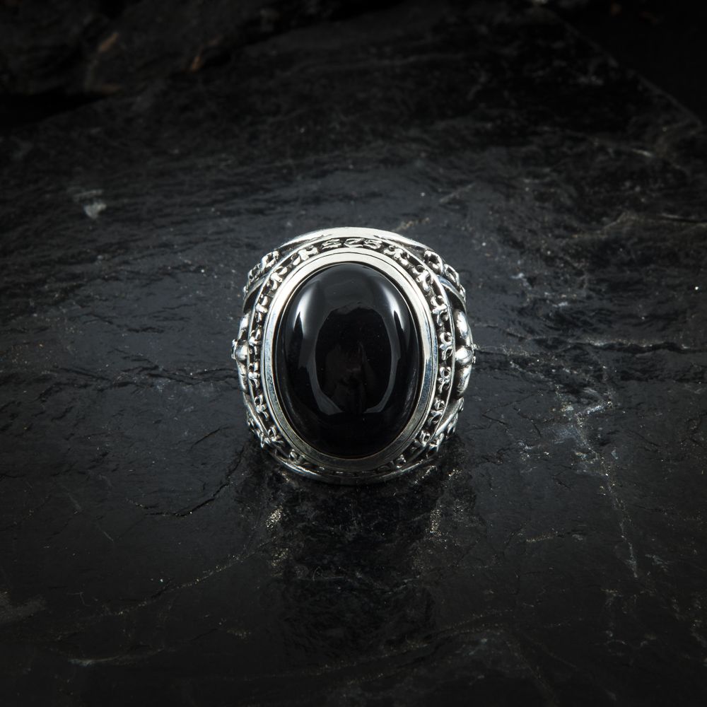 Ring Lilie Onyx