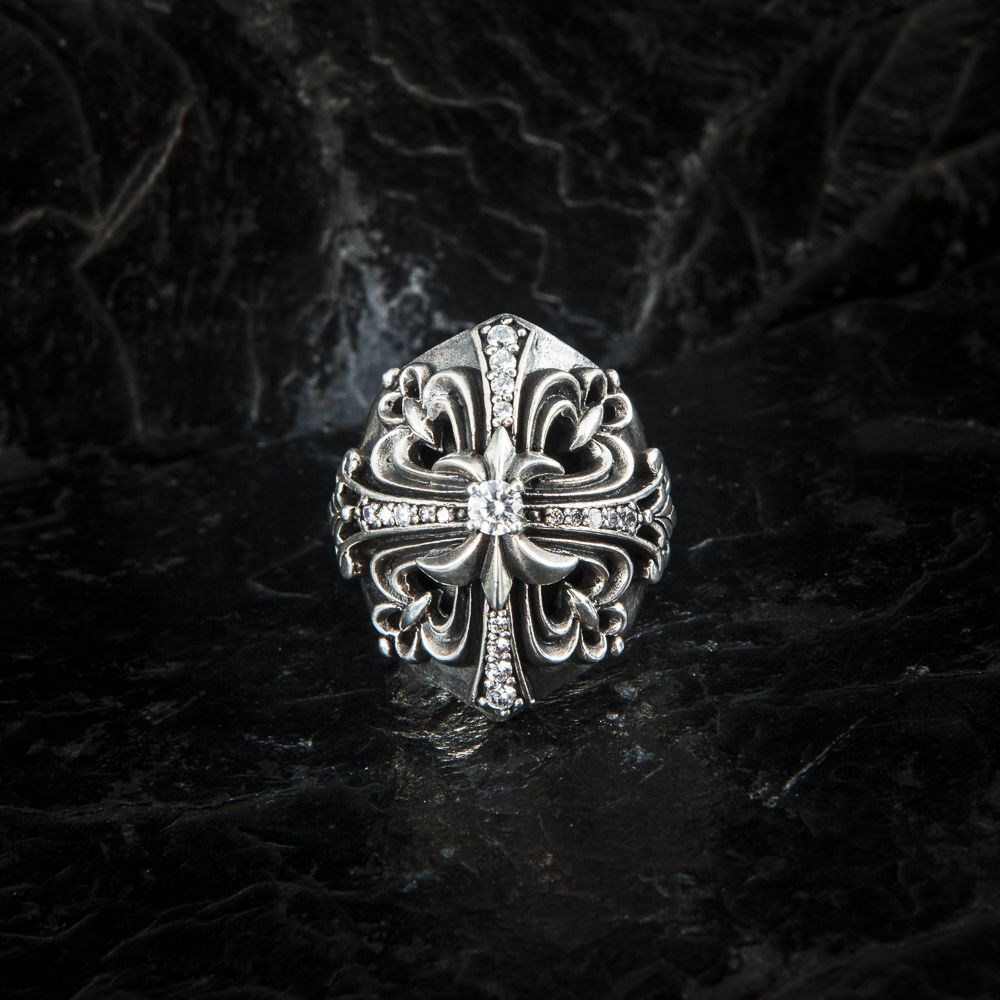 Ring Kreuz Lilie