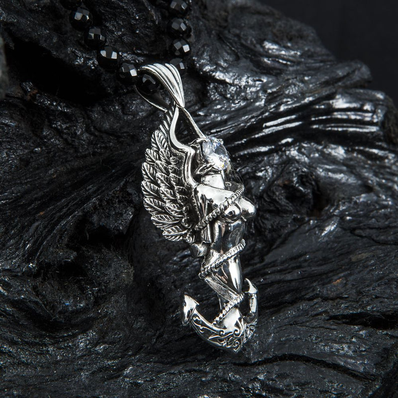 Anhänger Meerjungfrau Anker Flügel