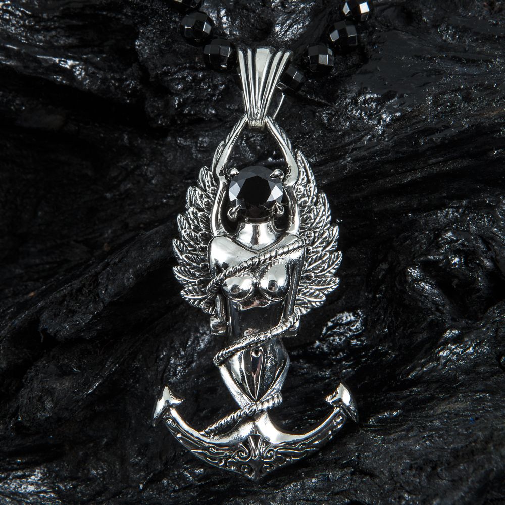 Anhänger Meerjungfrau Anker Flügel