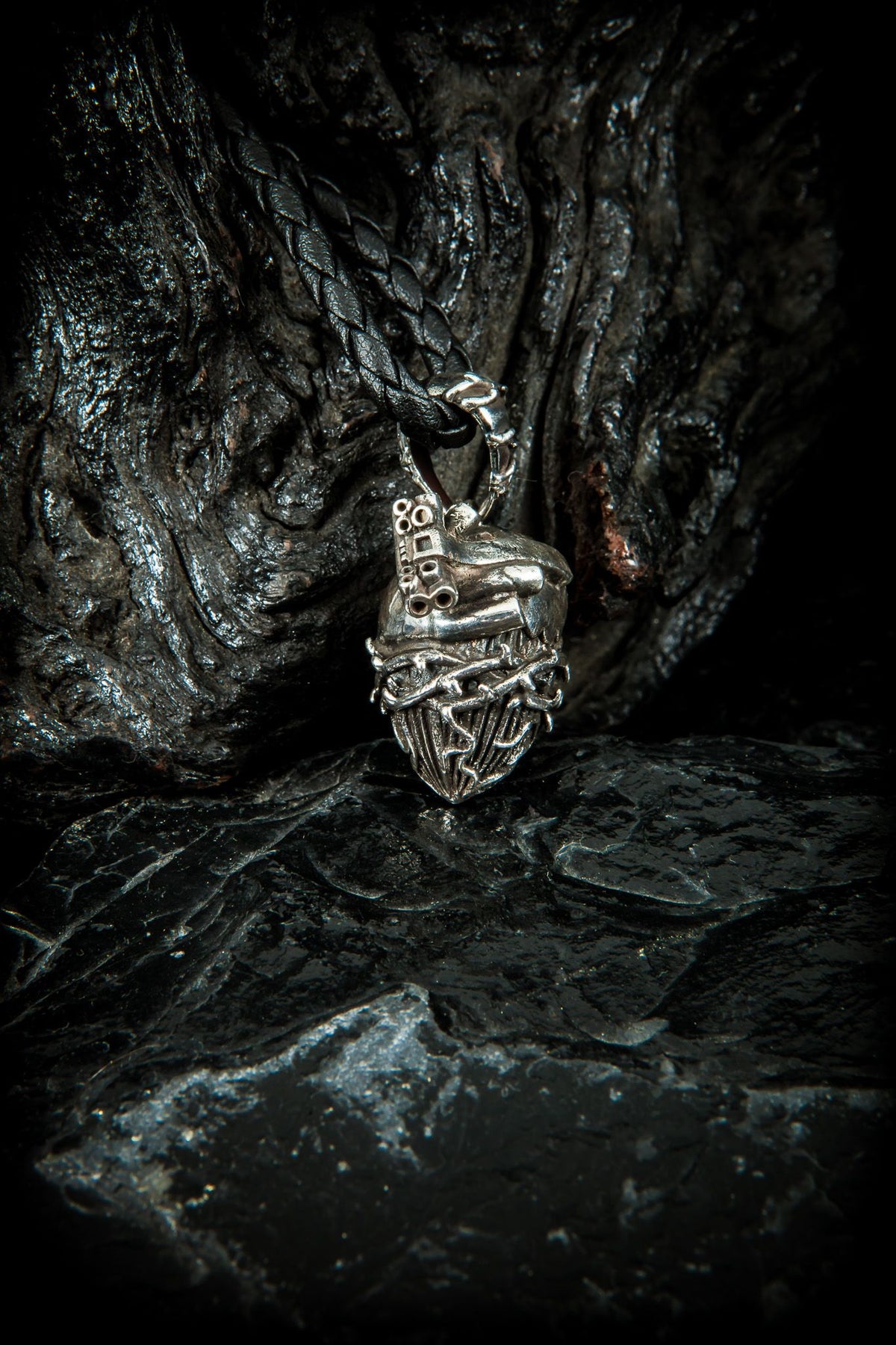 Anhänger Dornenherz klein