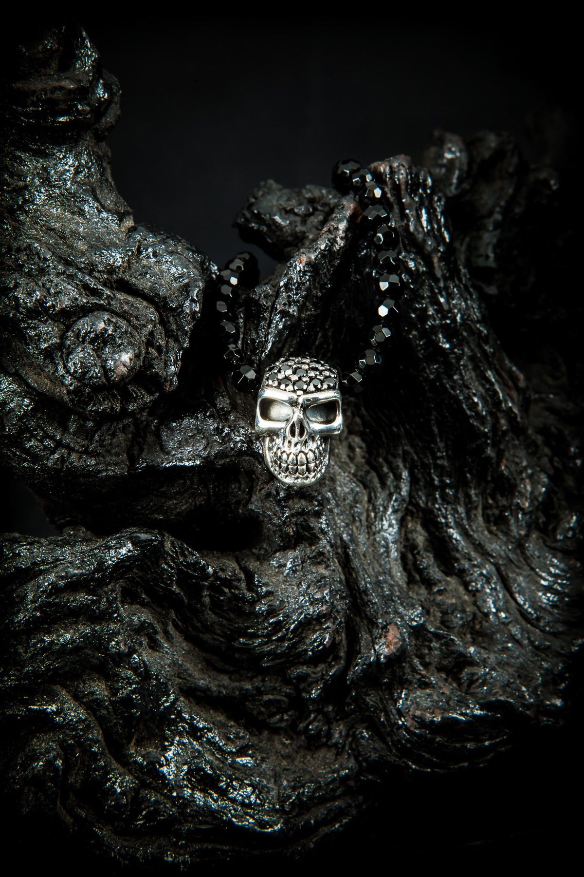 Anhänger Skull (Bead) schwarz
