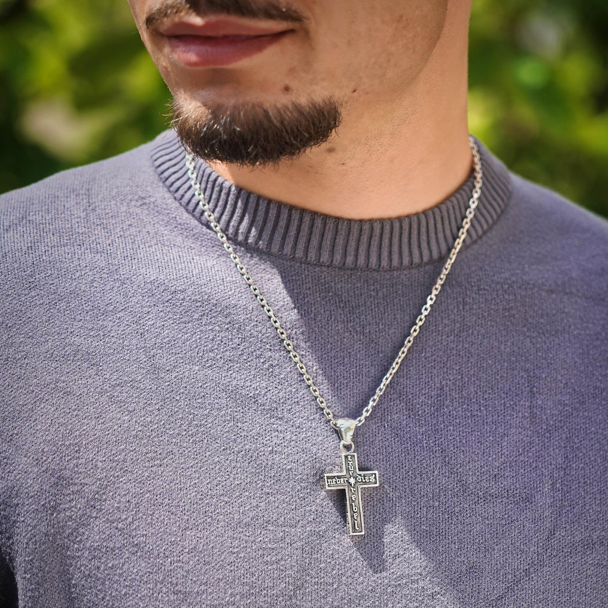 Pendant Cross TRUE REBEL small