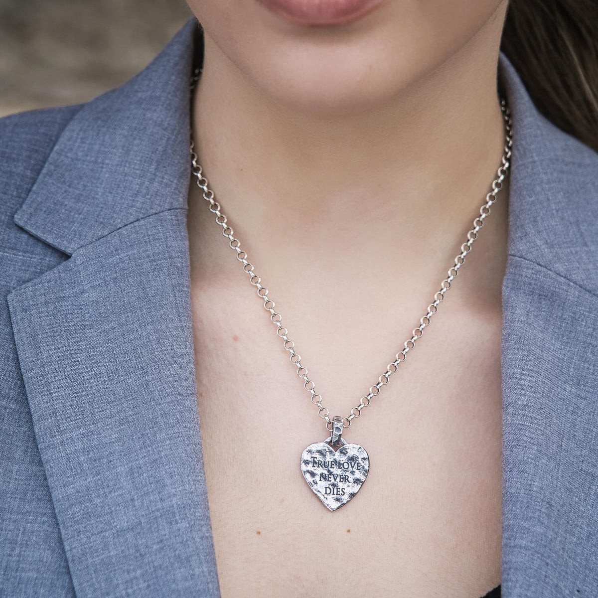 Anhänger Herz "True Love"