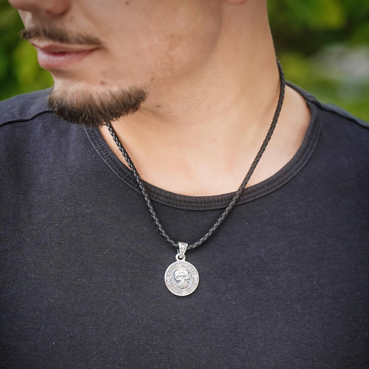 Anhänger Medallion Totenkopf