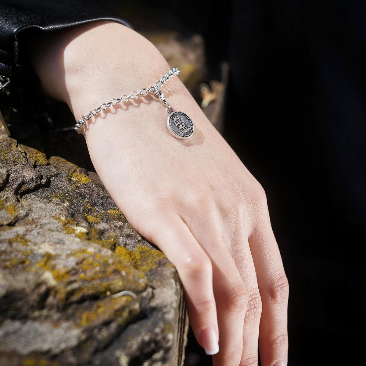 Anhänger Charm "My life my rules" - klein