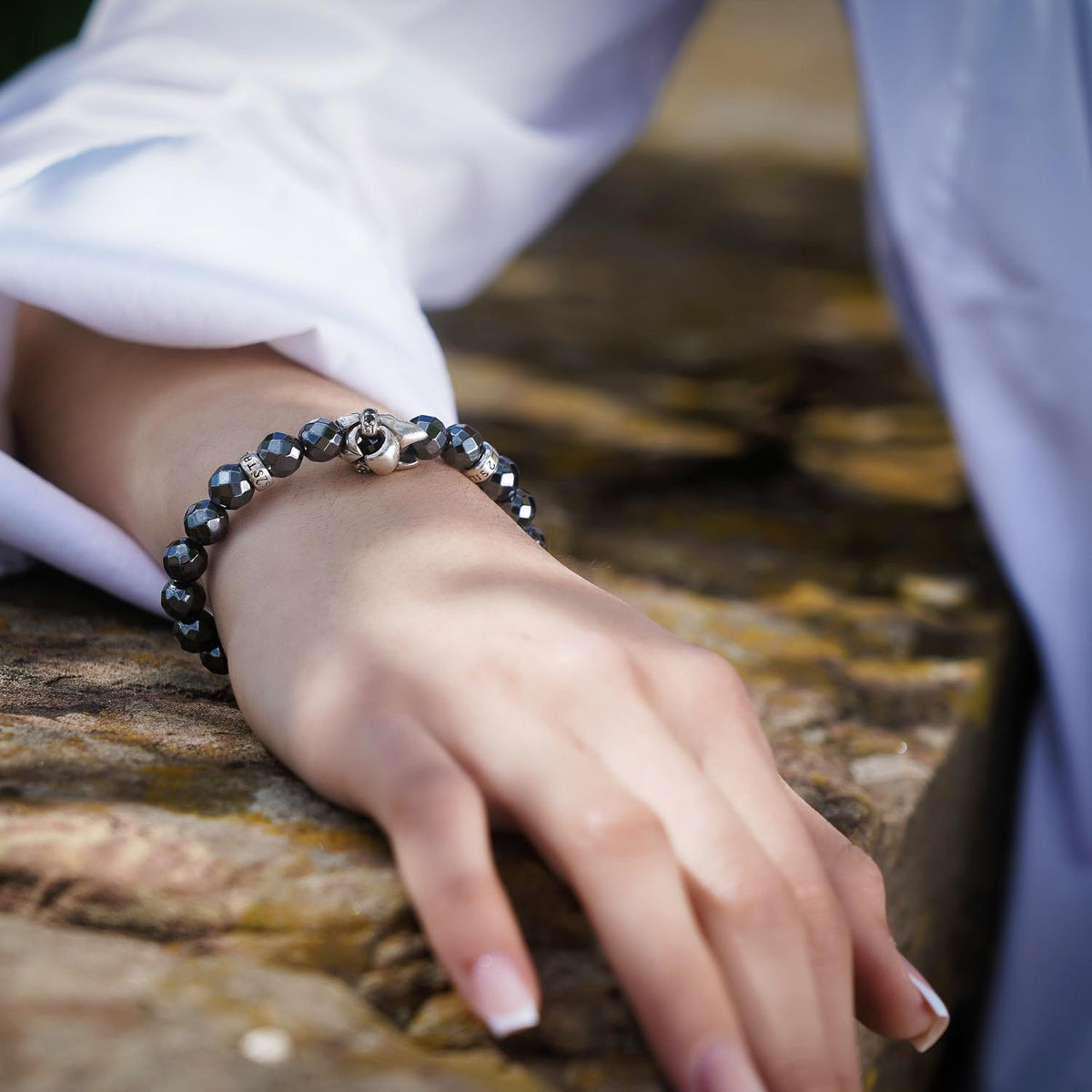 Bracelet Lily Hematite