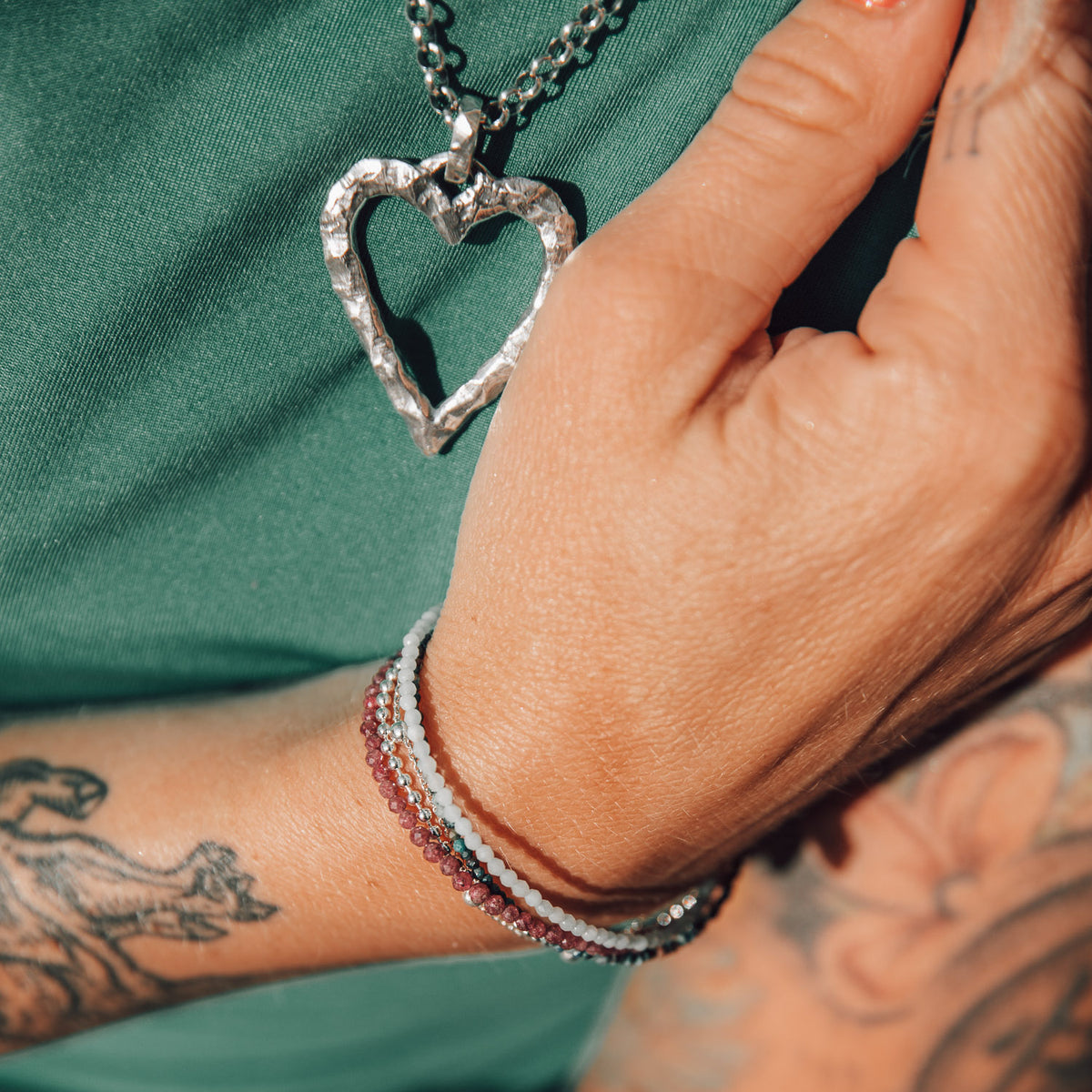 Bracciale 4 pietre miste