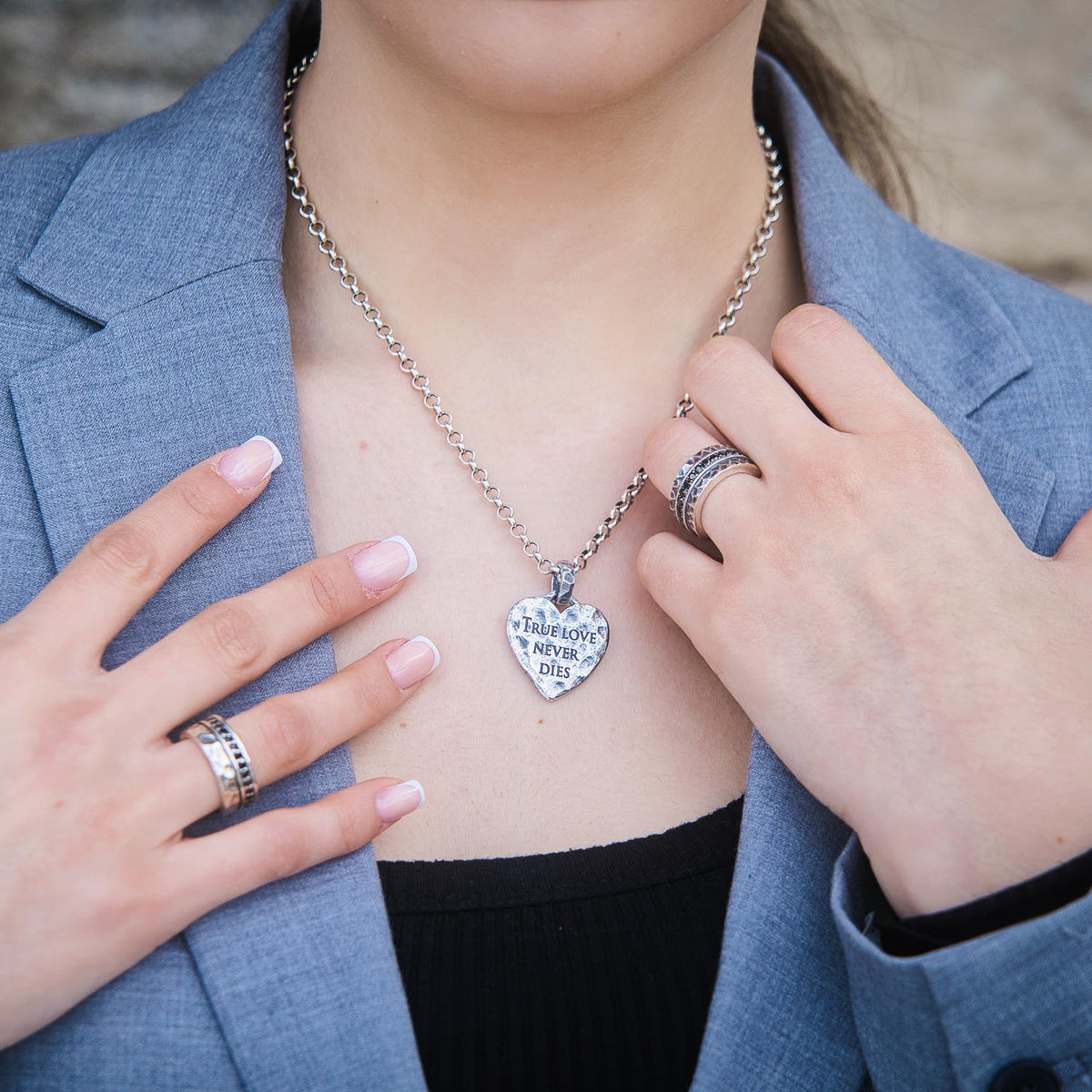 Anhänger Herz "True Love"