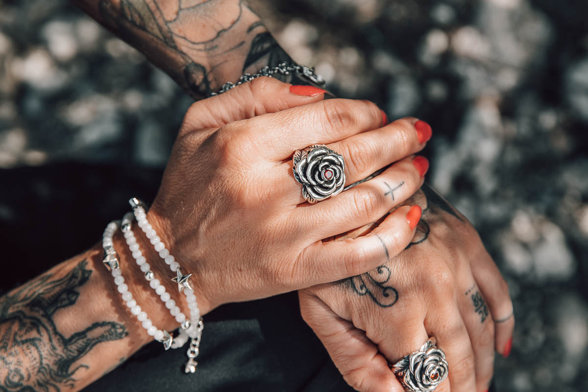 Herz und Rose