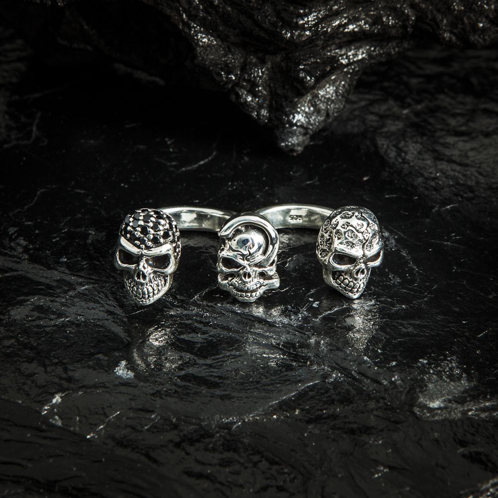 Ring 3er Skull