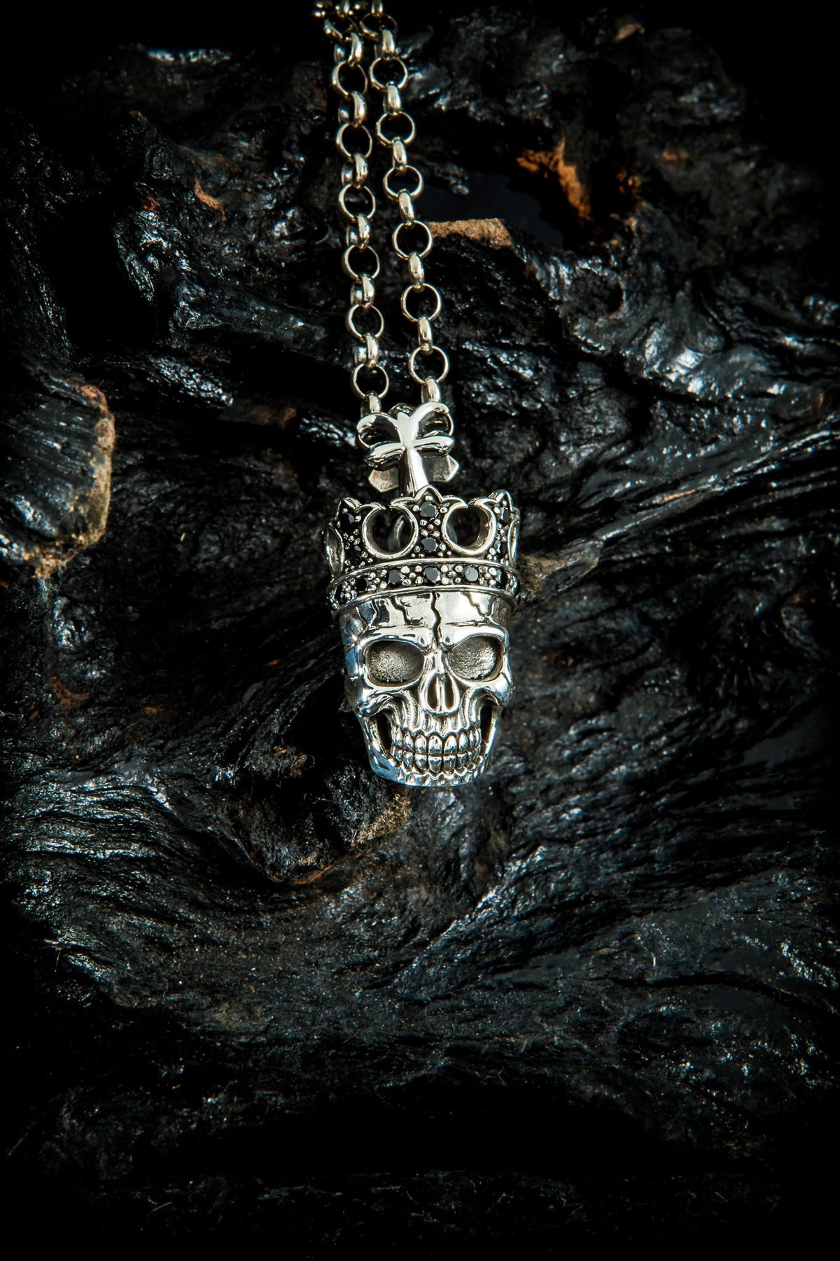 Anhänger King Skull klein