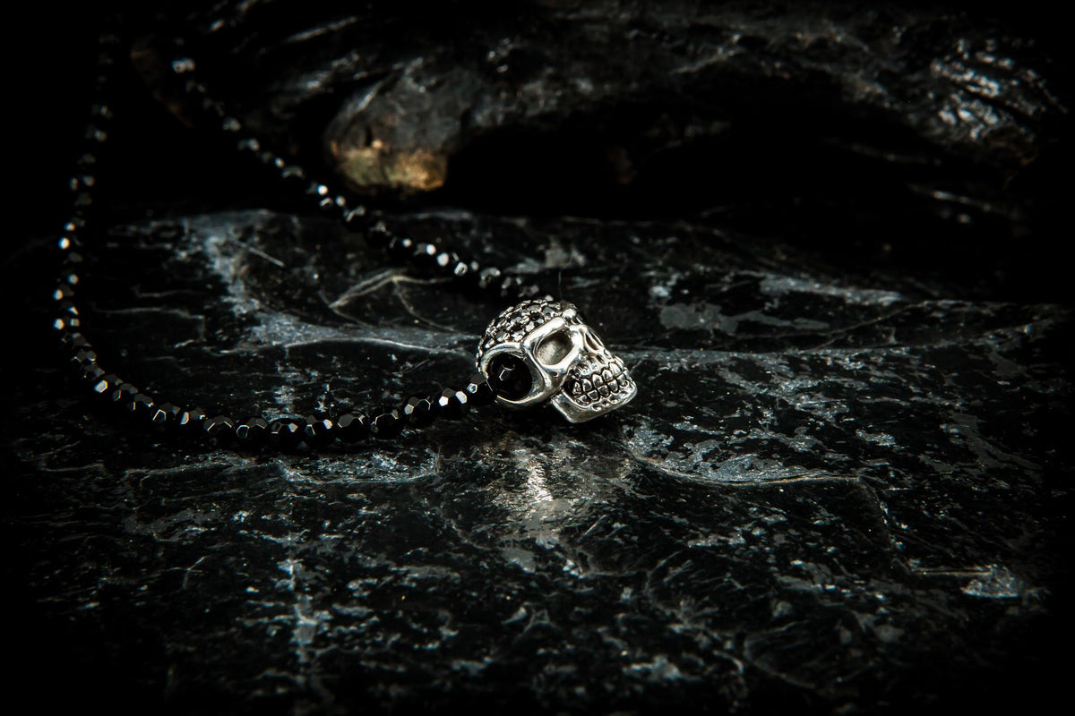 Anhänger Skull (Bead) schwarz