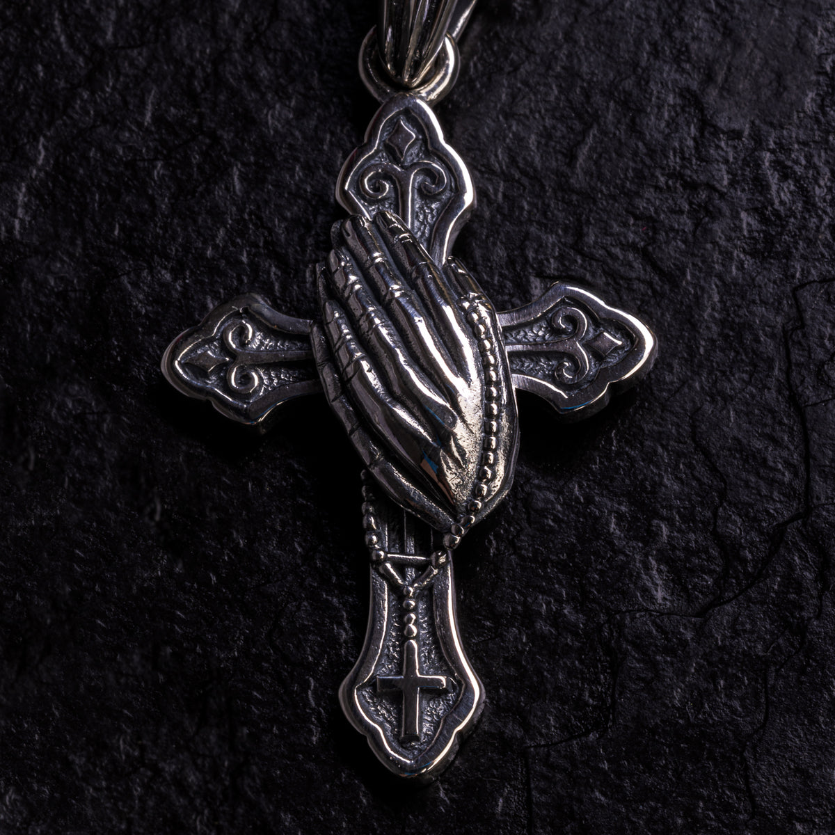 PRAYING HANDS KREUZ ANHÄNGER