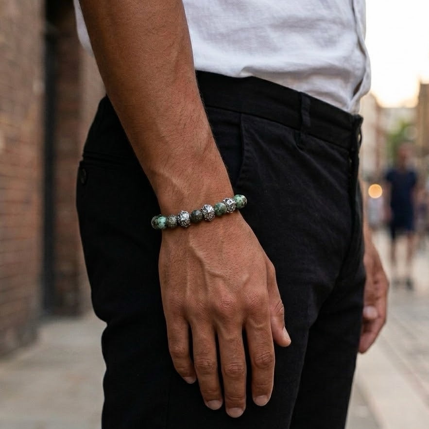 Armband Kreuz Türkis