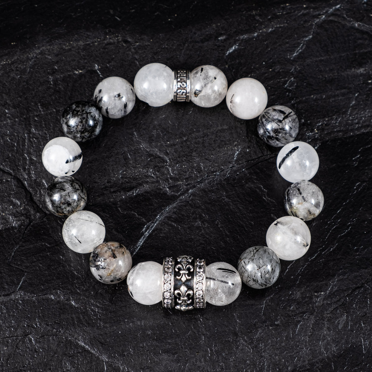 Armband Lilie Rutilquarz