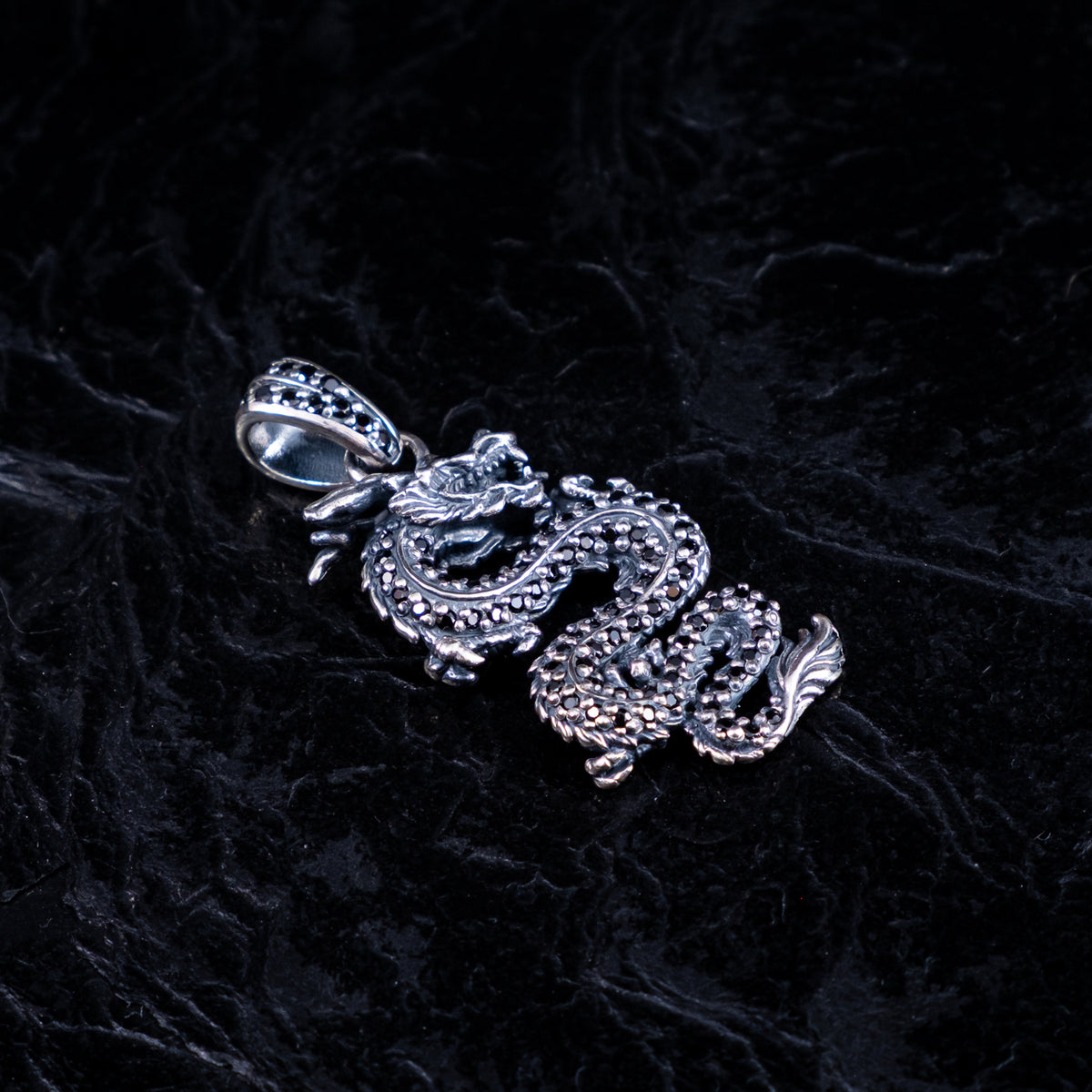 Anhänger Drache mit Zirkonia