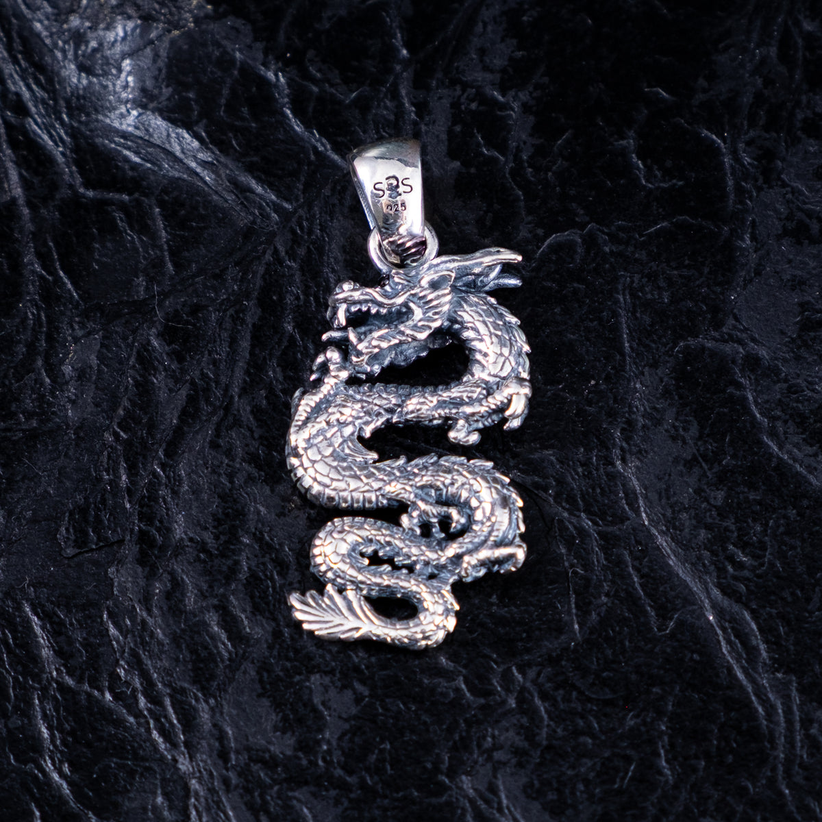 Anhänger Drache mit Zirkonia