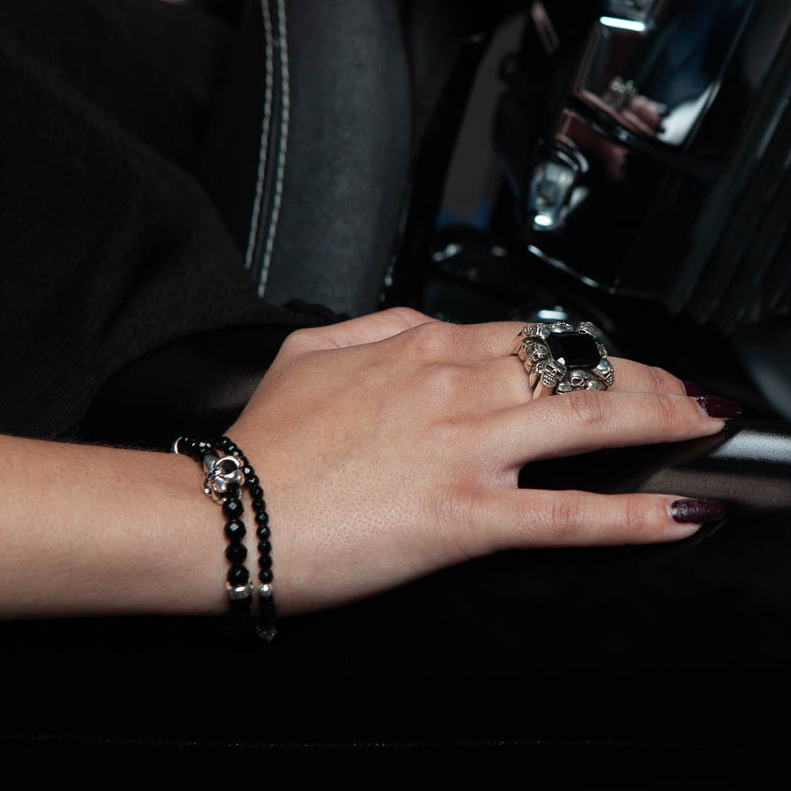 Armband Lilie Onyx