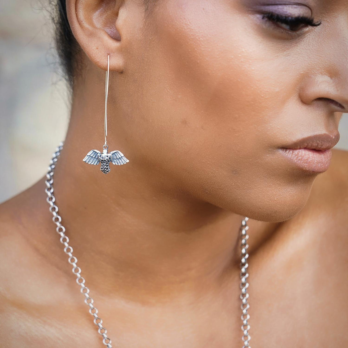 Earrings Torso Wings 