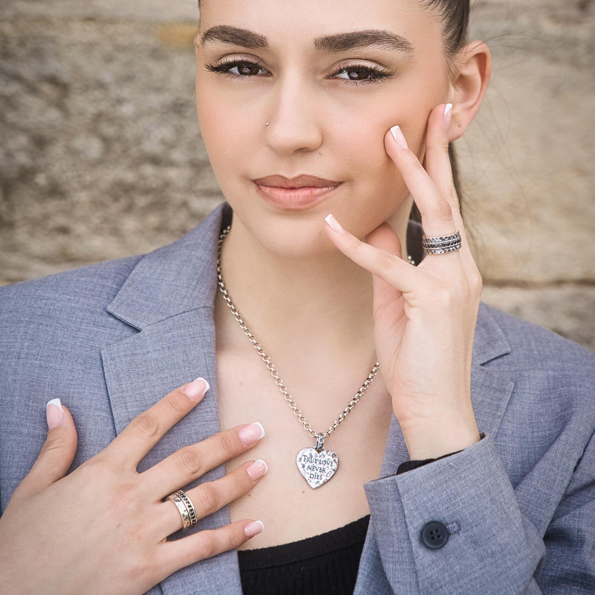 Ring Gehämmert