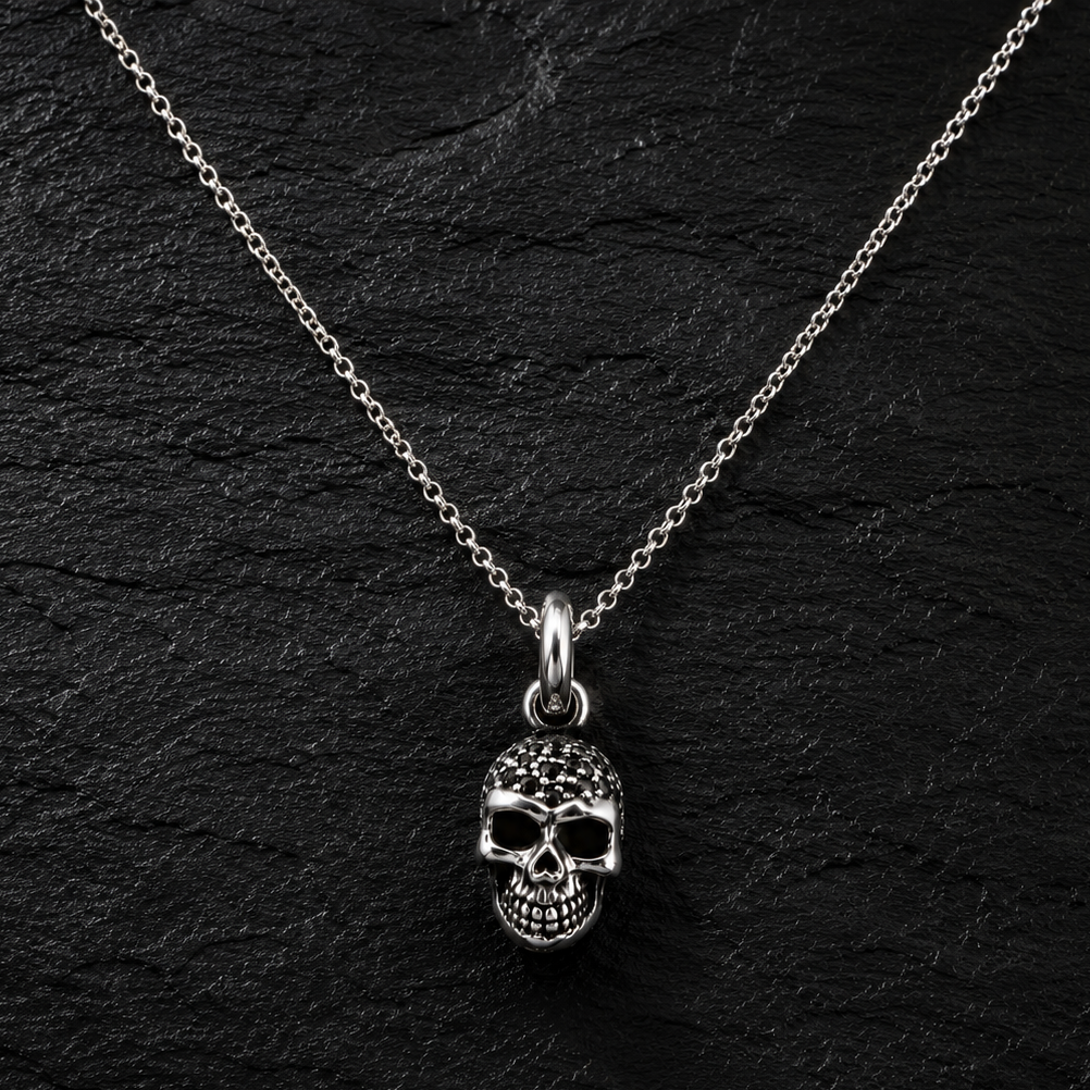 ANHÄNGER TOTENKOPF PAVÉ