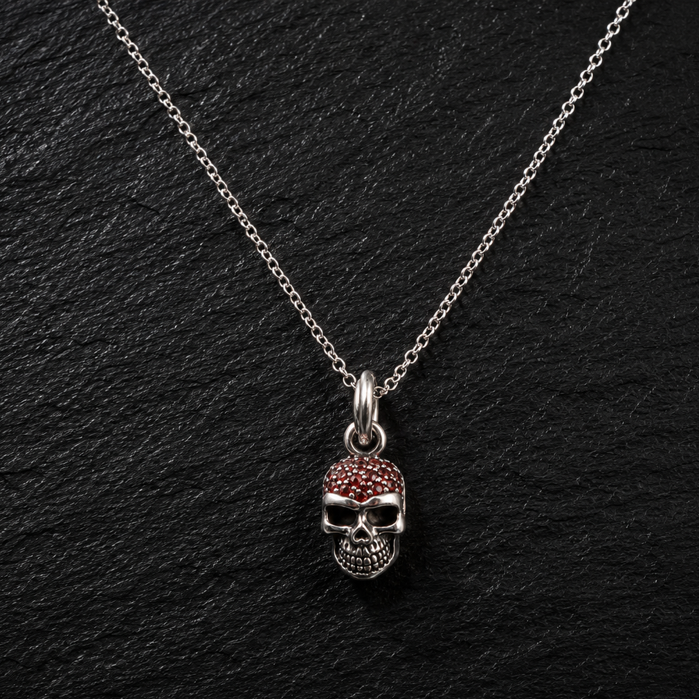 ANHÄNGER TOTENKOPF PAVÉ