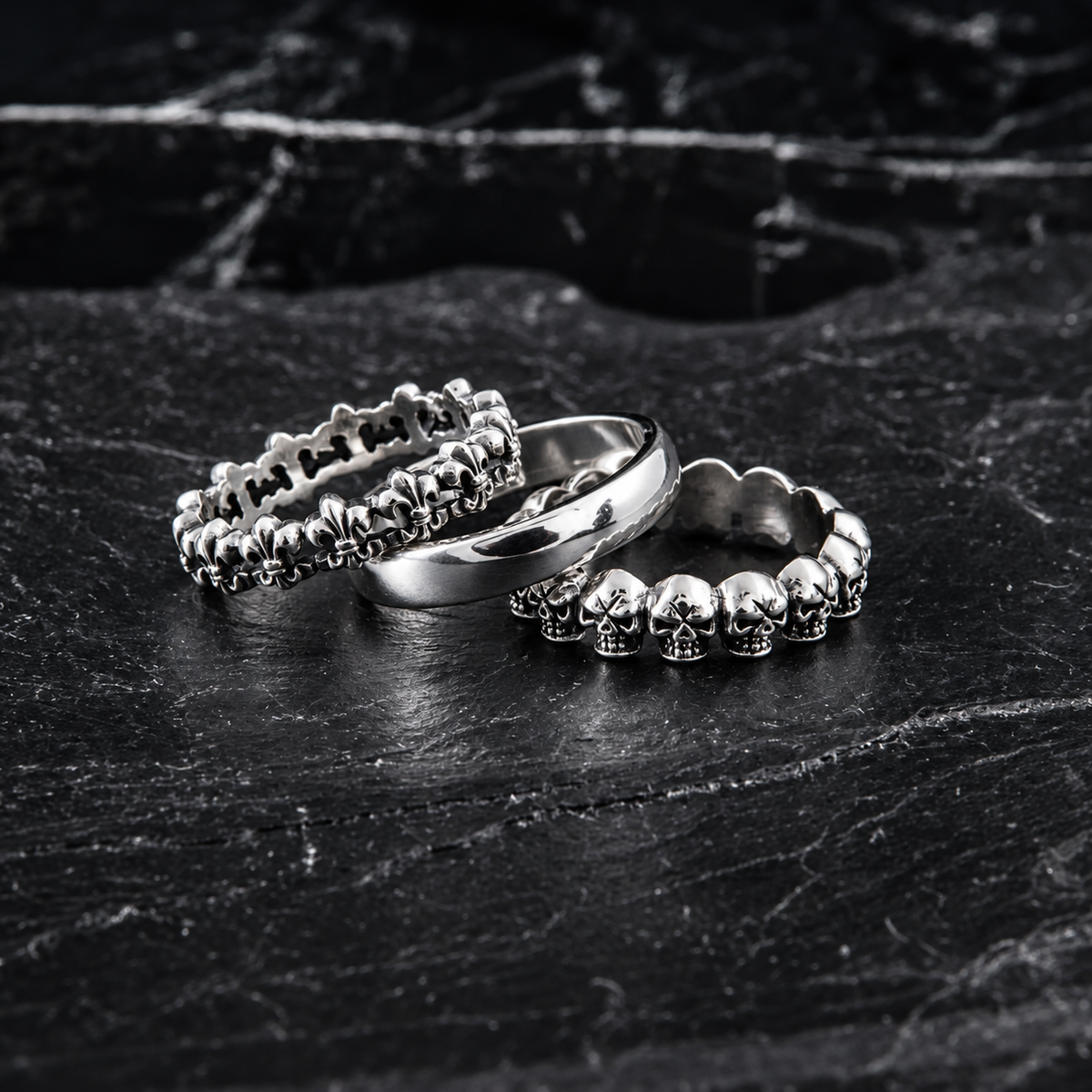 Ring set of 3 