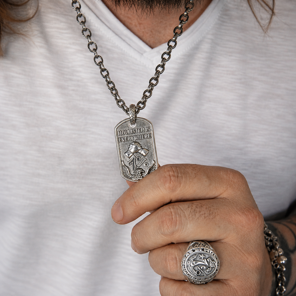 ANHÄNGER DOG TAG HOLLISTER