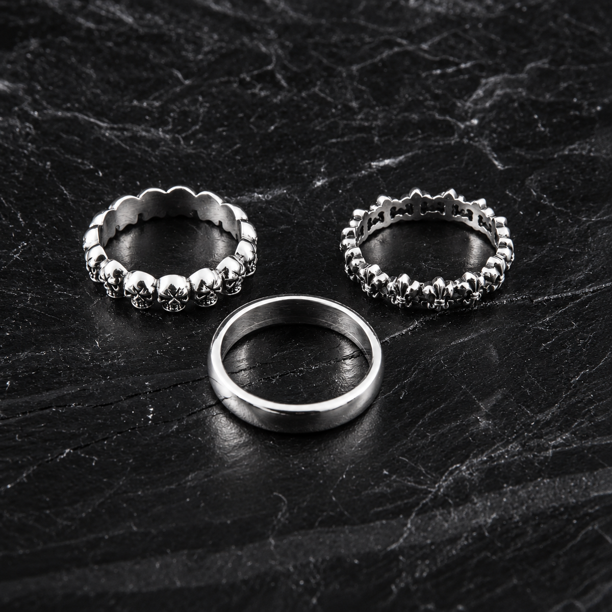 Ring set of 3 