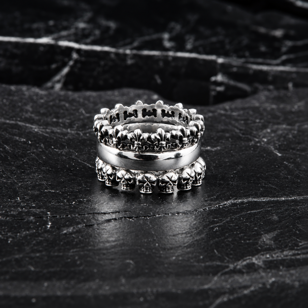Ring set of 3 