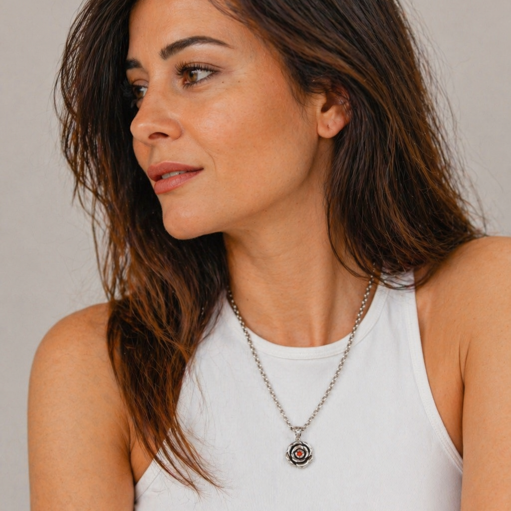 Pendant rose small 
