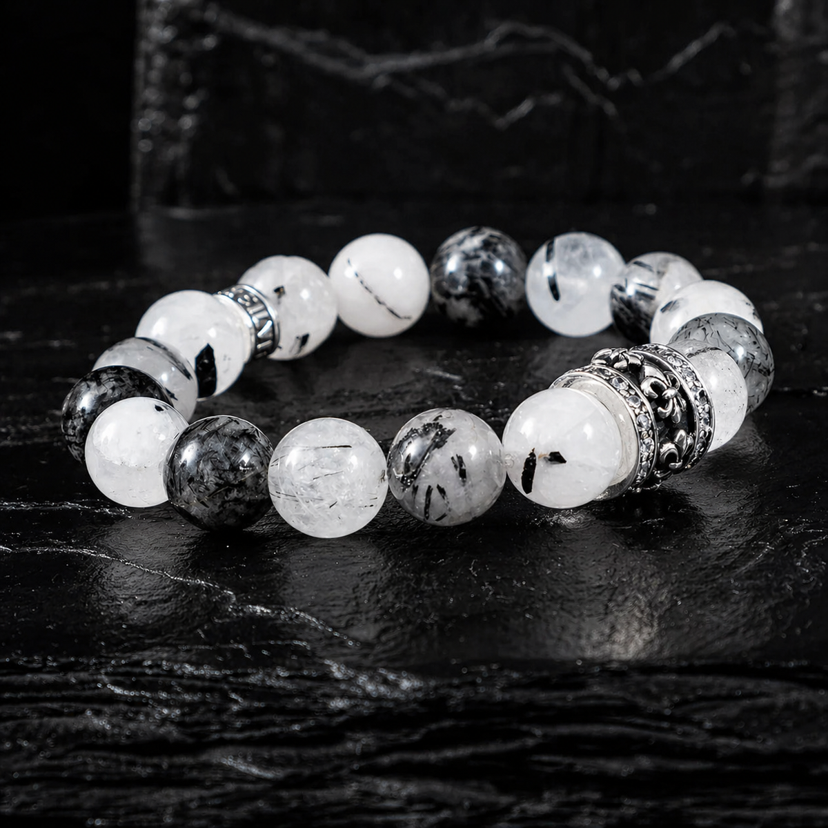Armband Lilie Rutilquarz