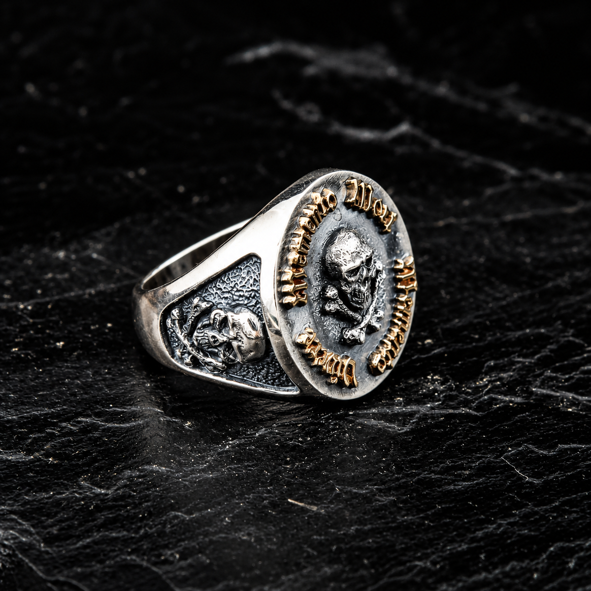 RING MEMENTO MORI MEMENTO VIVERE